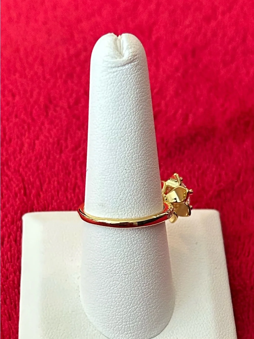 NEW! Size 8.5 Gold Diamond Ring